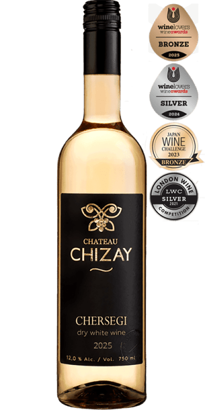 Château Extra ゴールド アヒル型デキャンタ Купити Закарпатське вино Черсегі - Chateau Chizay