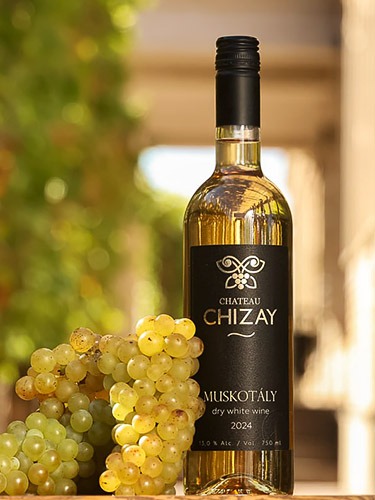 Купити онлайн напівсолодке біле вино Moscato - Chateau Chizay