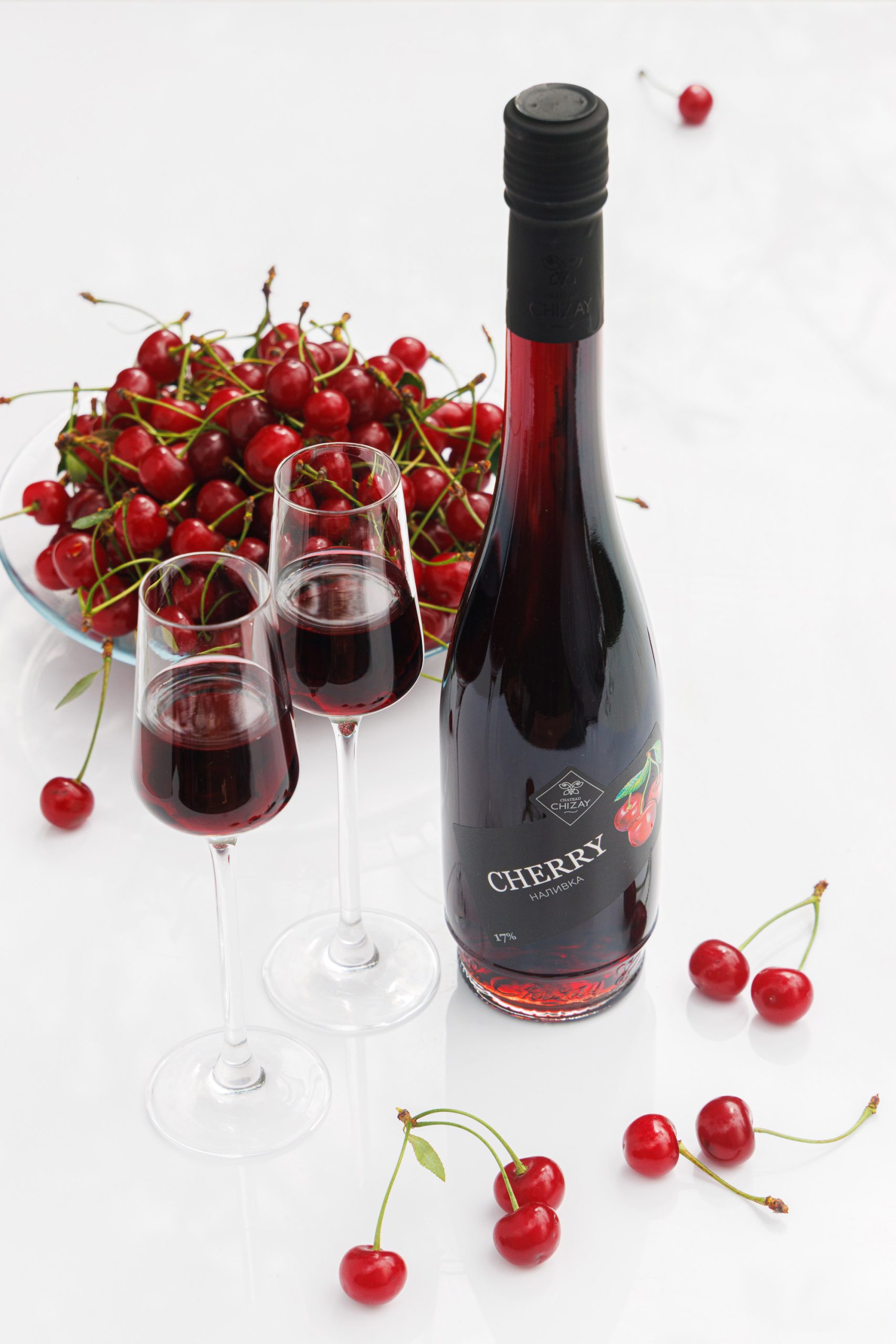 Cherry liqueur. It is based on grape distillate