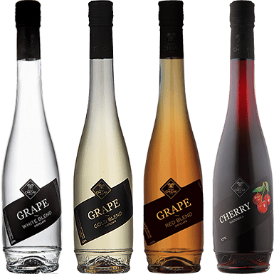 Виноградні міцні напої: Grape White Blend, вишнева наливка Cherry